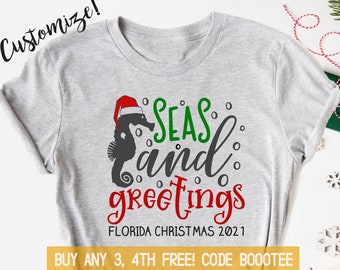 Christmas Vacation Shirts Matching Family 2023 Tshirts Pajamas Adults T-shirt Men Kids Women Ocean Tee Top Pjs Xmas Personalized Custom Tees