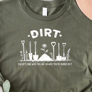 Camiseta divertida de jardinería, sudadera con tierra, camisetas ...