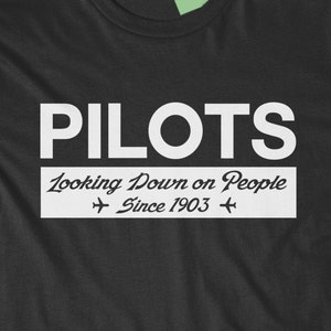 Funny Pilot Shirt T-Shirt T Shirt Christmas Gift Idea Tee Mens Him Women Ladies Gift Ideas Pilots Aviator Aviation Airplane Aeroplane Fly