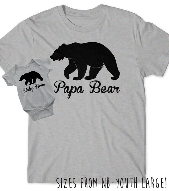 daddy bear baby bear t shirt