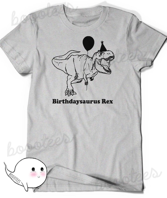 Dinosaur Birthday Shirt T-rex T-shirt Tee Ladies Adults Kids - Etsy