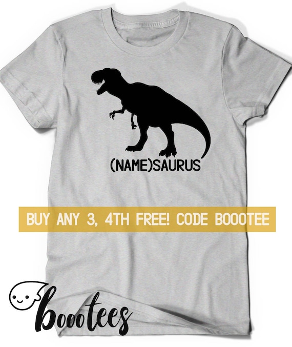 Dinosaur Shirt Custom T-shirt T-rex 