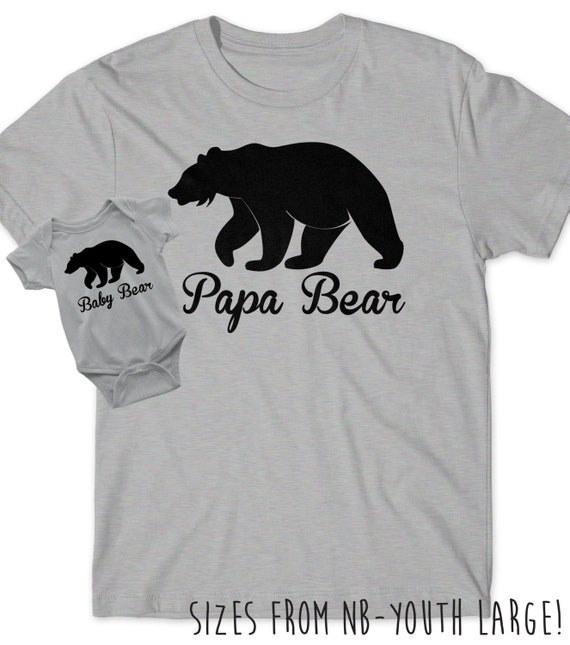 Gift Idea for Dad Papa Bear Baby Bear 