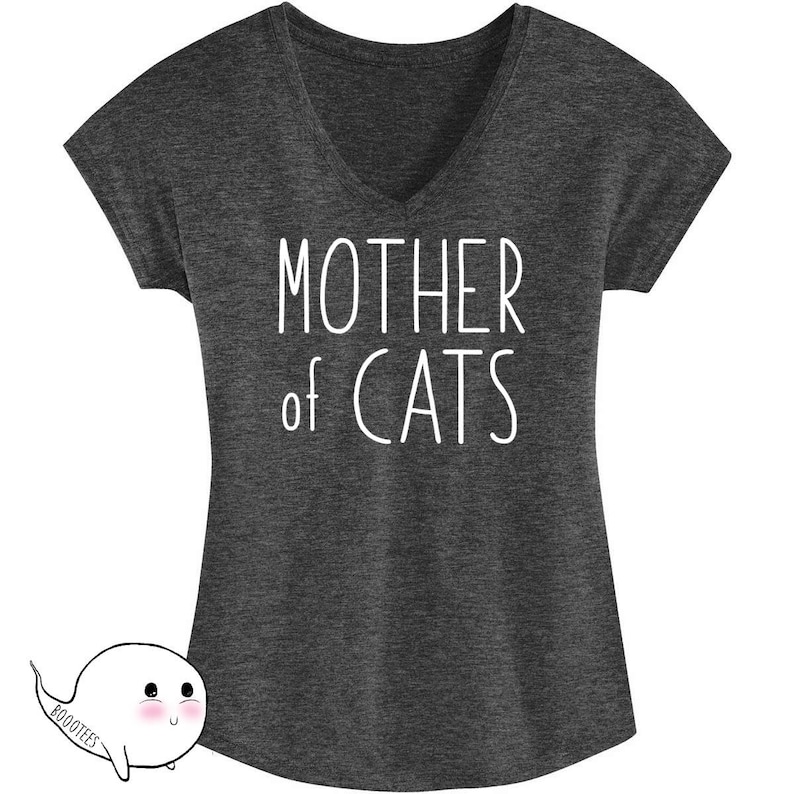 Funny Cat Shirt Mother Of Cats TShirt Tee Mama Cat Kitten Etsy