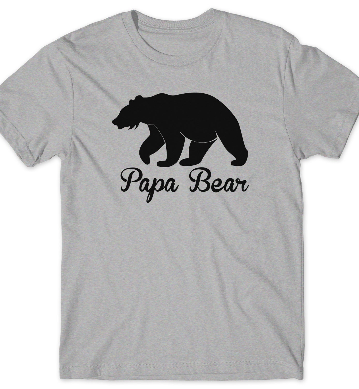 Papa Bear Shirt Father Day Gift Idea T Shirt Tee Mens Present | Etsy