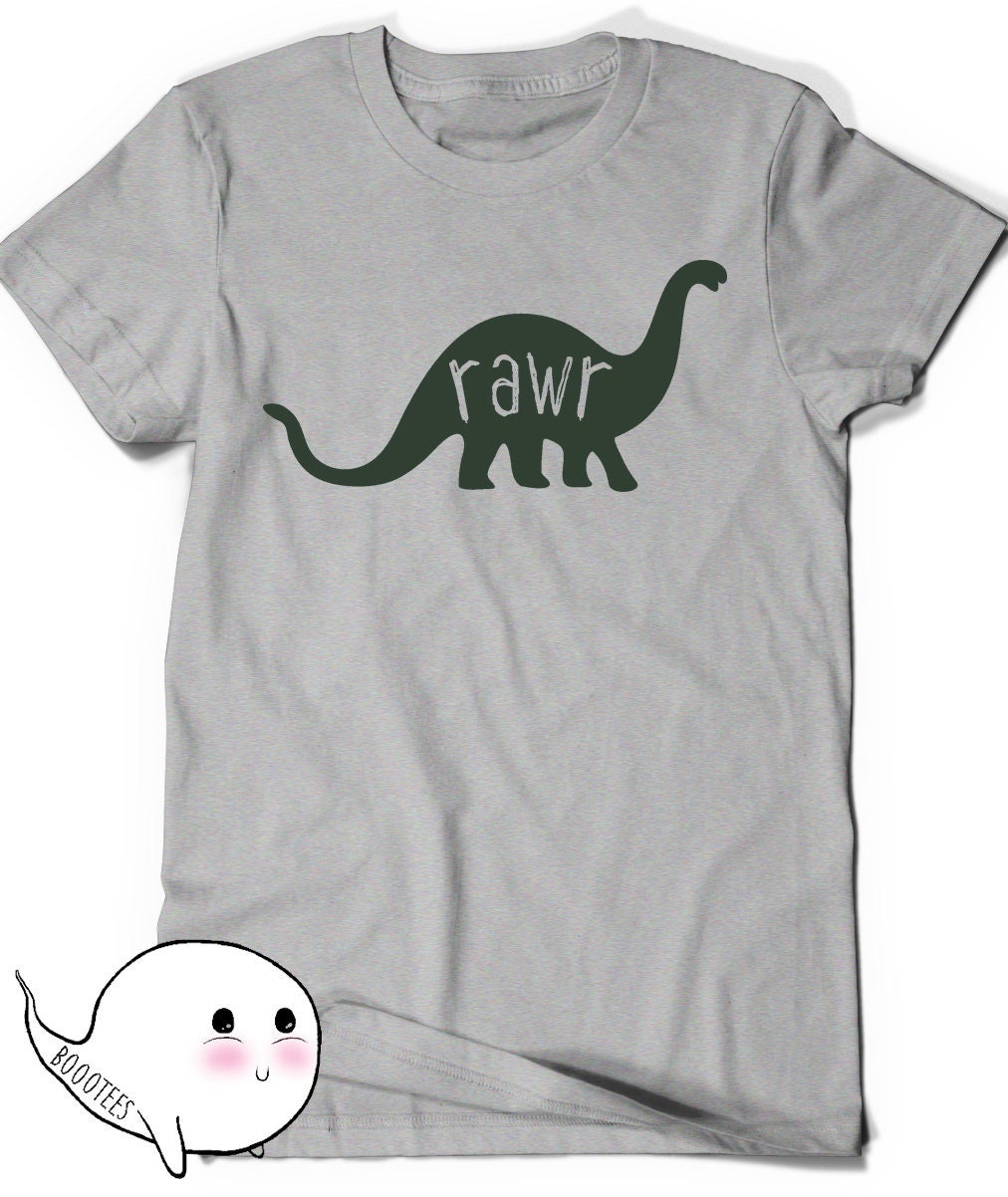 Dinosaur Shirt Rawr T-shirt Tee Ladies 