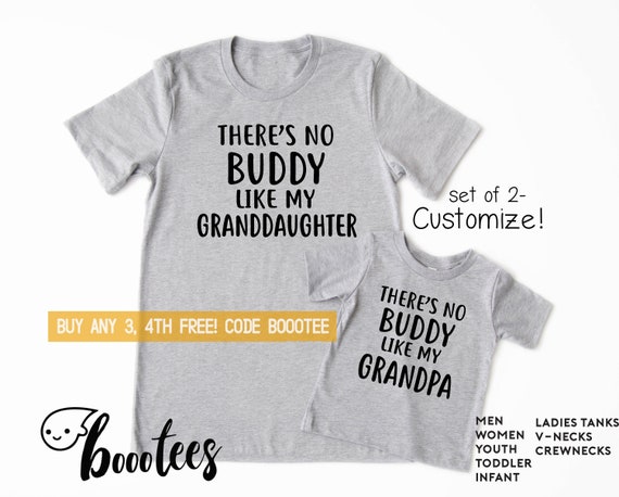 Grandpa granddaughter matching shirts Clearance