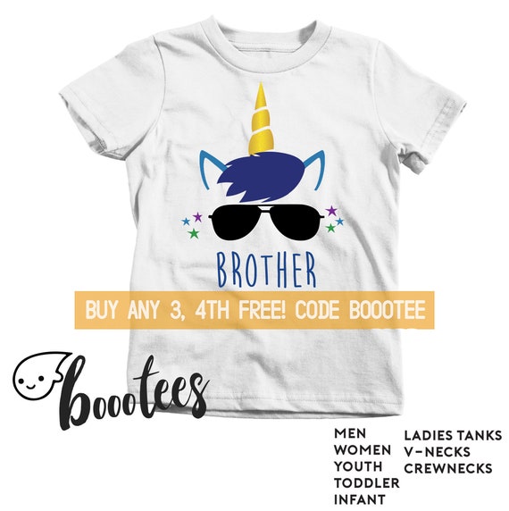 Unicorn Big Brother T-Shirt Toddler Boy Unicorn Big Brother T-Shirt Toddler Boy