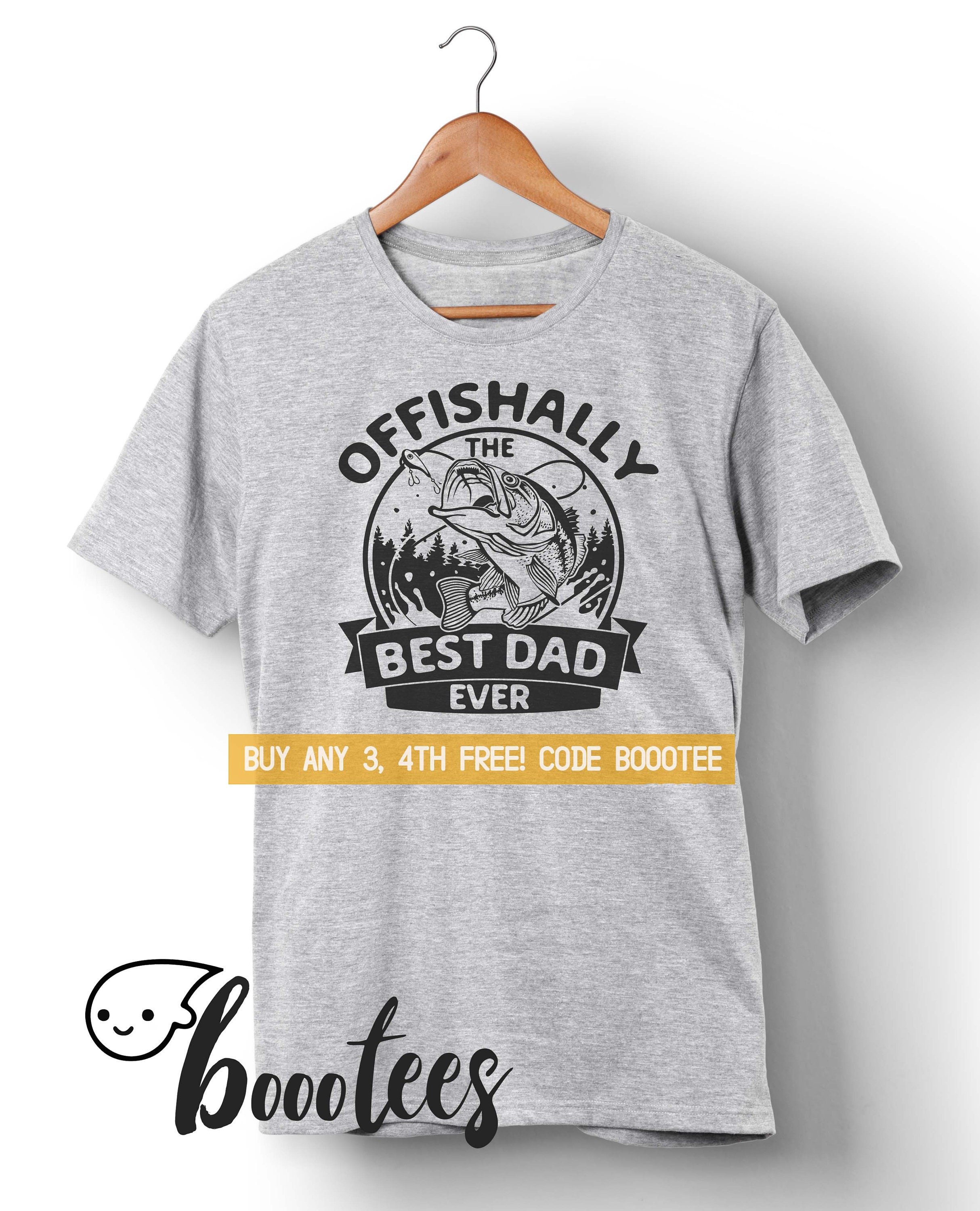 Fathers Day Gift Fishing Shirt for Dad Grandpa Tshirt Funny