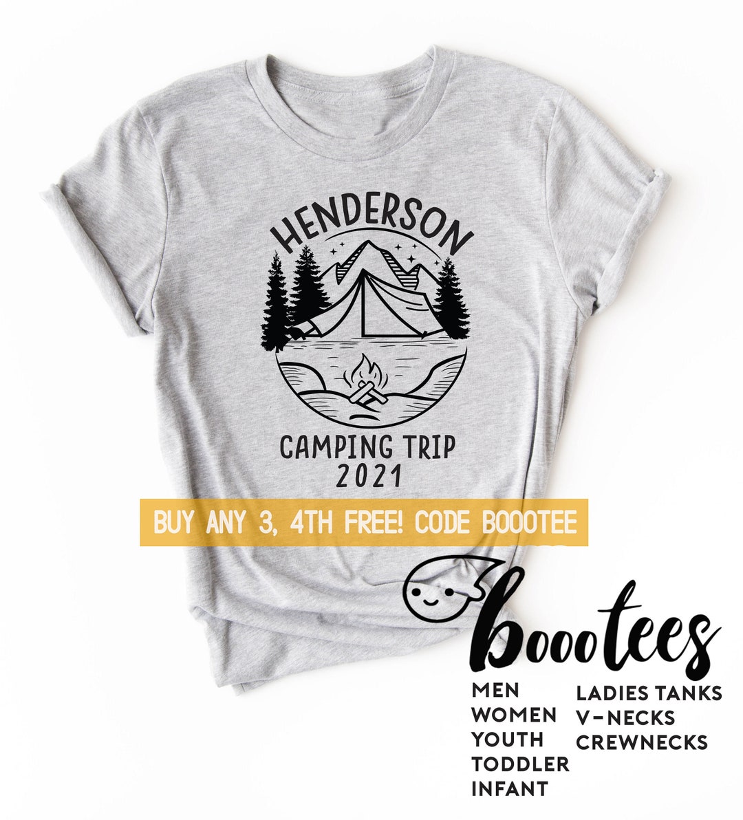 Camping Shirts for Family Friends T-shirt T Shirt Tee Ladies - Etsy