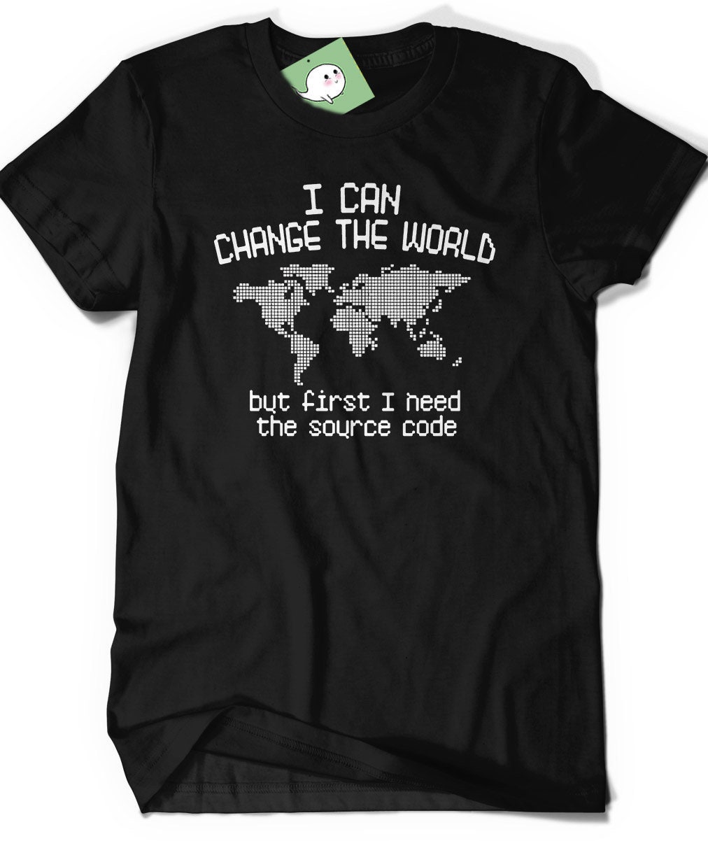 Funny Programmer T-shirt: Source Code, Computer Geek, Coder Tee - Etsy