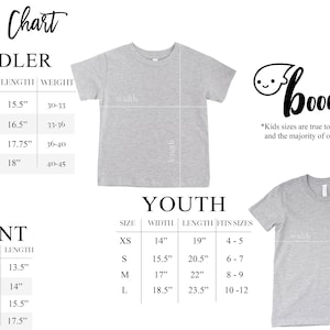 K&ouml;nnte beinhalten: Gr&ouml;&szlig;entabelle f&uuml;r T-Shirts f&uuml;r Kleinkinder, Babys und Jugendliche. Die Tabelle zeigt die Gr&ouml;&szlig;e, Breite, L&auml;nge und das Gewicht f&uuml;r Kleinkindgr&ouml;&szlig;en 2T, 3T, 4T und 5T. Die Tabelle zeigt auch die Gr&ouml;&szlig;e, Breite, L&auml;nge und die Altersgruppe f&uuml;r Jugendgr&ouml;&szlig;en XS, S, M und L. Die Tabelle zeigt die Gr&ouml;&szlig;e, Breite und L&auml;nge f&uuml;r Babygr&ouml;&szlig;en NB, 6M, 12M und 18M.