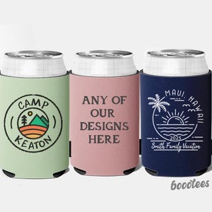 Custom Can Cooler. Camping Family Beach Vacation Trip. Holiday Party Cruise. Birthday Favors Gifts. Bottle Drink Cup. Personalized Vacay