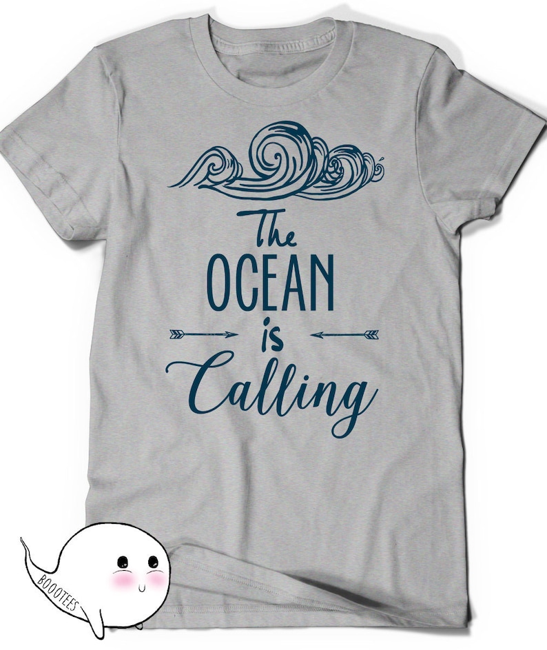 the ocean is calling t shirt