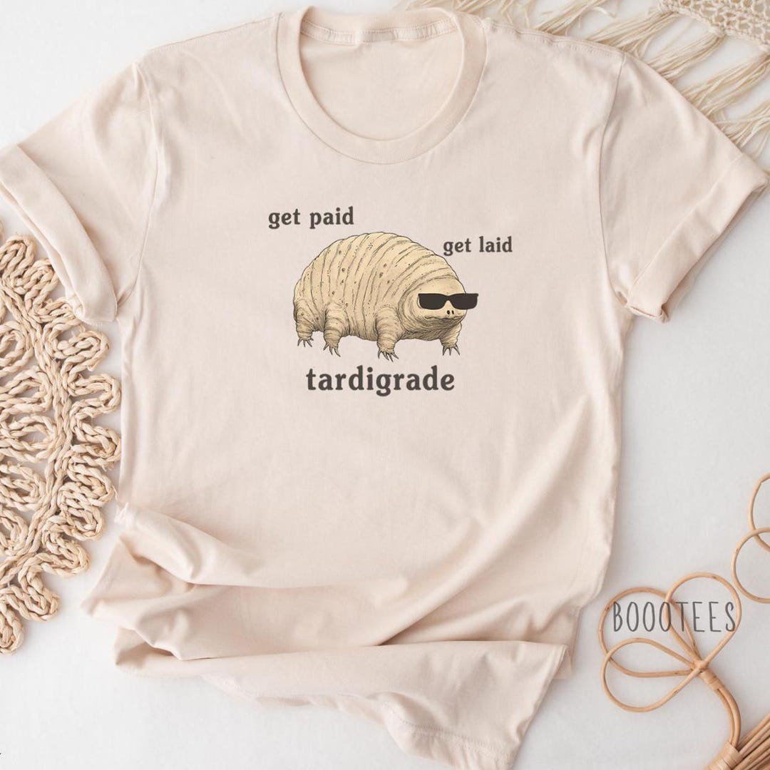 Tardigrade Water Bear T-shirt: Funny Science Graphic Tee - Etsy