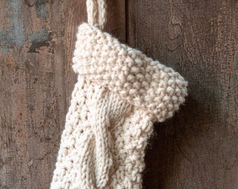 Chunky Knit Stocking Etsy