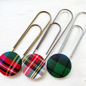 Tartan Bookmark Set: Unique Book Lover, Teacher, and Reader Gift