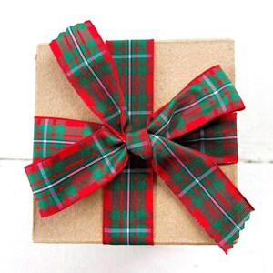Clan Macgregor Ribbon: Classic Red and Green Tartan (5 Yards, Various ...
