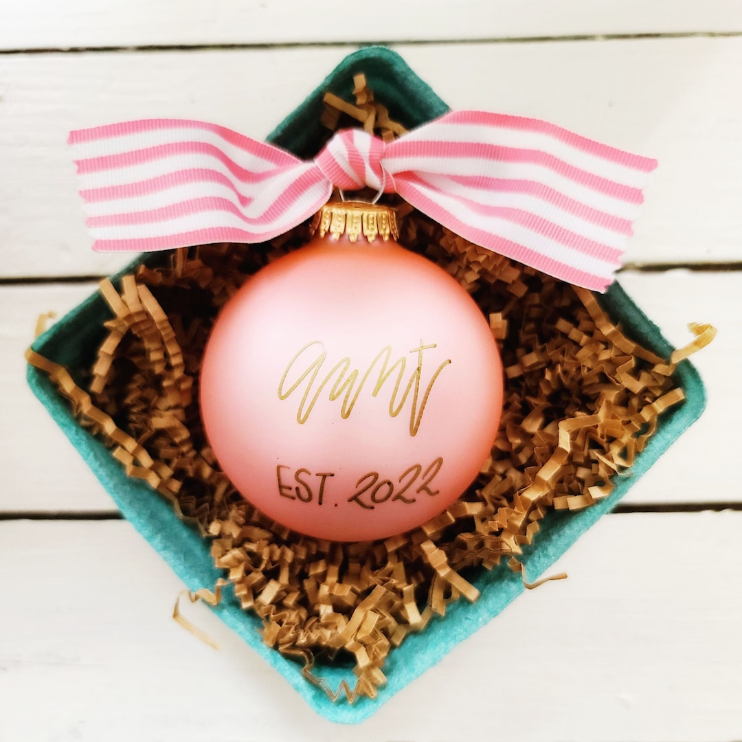 Personalized Family Ornaments, Baby Shower Gift, Baby Announcement ...