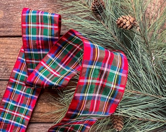 Christmas Wired Ribbon, 2.5
