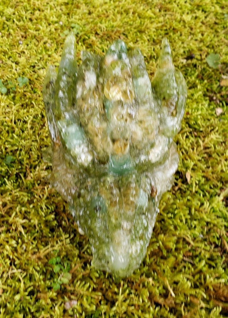 Crystal orgone energy dragon
