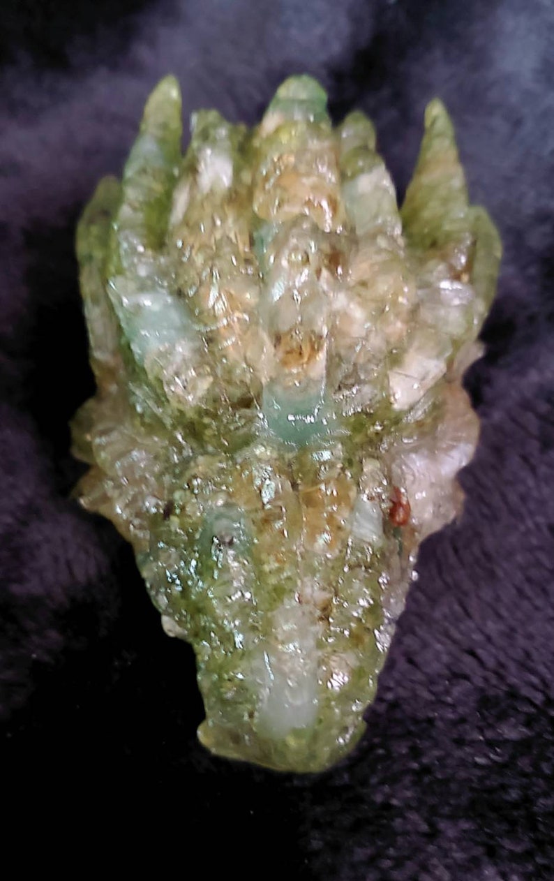 Crystal orgone energy dragon
