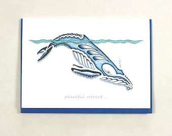 Humpback Whale Greeting Card