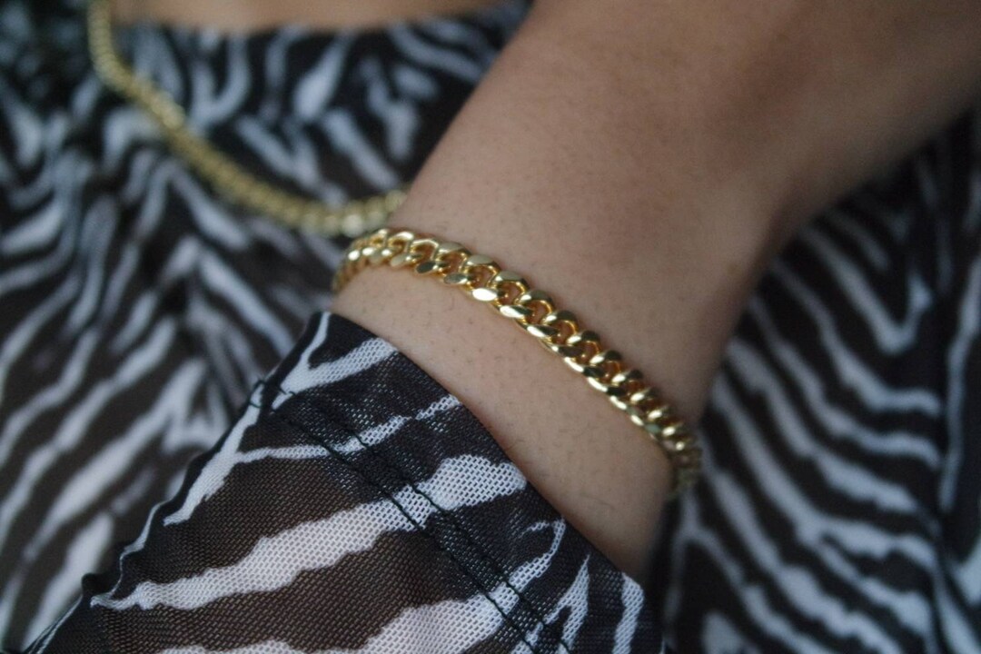 Bracelet chaîne en hématite gris foncé | Exchange
