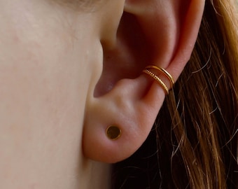 Ear Cuff Gold * zierliche Ohrmanschette gold * Sterling Silber Ear Cuff * minimalistischer Ear Cuff * minimalistischer Schmuck