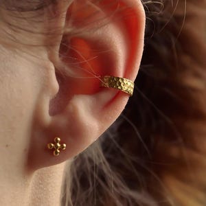 Ear Cuff Gold * zierliche Ohrmanschette gold * Sterling Silber Ear Cuff * minimalistischer Ear Cuff * minimalistischer Schmuck