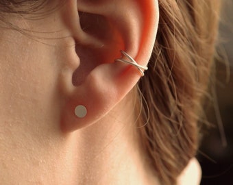 Silver Ear Cuff * delicate silver ear cuff * sterling silver ear cuff * minimalist ear cuff * minimalist jewelry