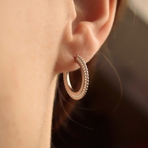 Delicate Earrings Silver * Silver Tire Earrings * Earring Silver * Silver Earrings * Silver Creole *Sterling Silver * Gift