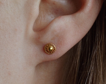 Minimalist earrings, jewelry gift, bridal earrings, 14k gold earrings, tiny stud earrings, gift for her, boho jewelry, dainty earrings