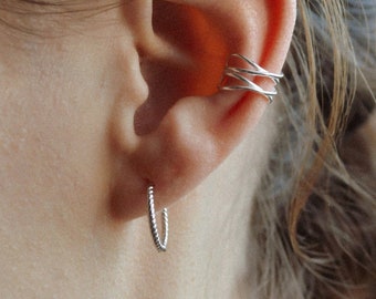 Ear Cuff Silver * Dainty Ear Cuff Silver * Sterling Silver Ear Cuff * Minimalist Ear Cuff * Minimalist Jewelry