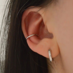 Ear Cuff Silber * zierliche Ohrmanschette silber * Sterling Silber Ear Cuff * minimalistischer Ear Cuff * minimalistischer Schmuck