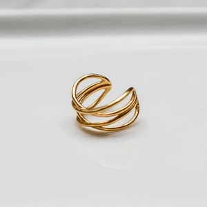 YADOCA 5-teiliges Ear Cuff Set - Gold/Silber Ohrclips Ohne Piercing