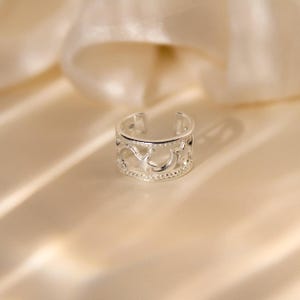 Mond und Sterne Earcuff Silber * zierliche Ohrmanschette Silber * Sterling Silber Earcuff