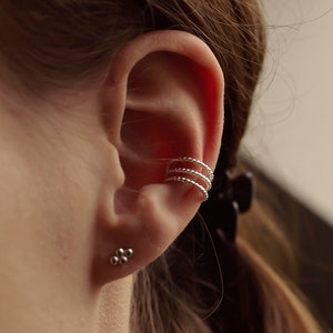 Ear Cuff Silber * zierliche Ohrmanschette silber * Sterling Silber Ear Cuff * minimalistischer Ear Cuff * minimalistischer Schmuck