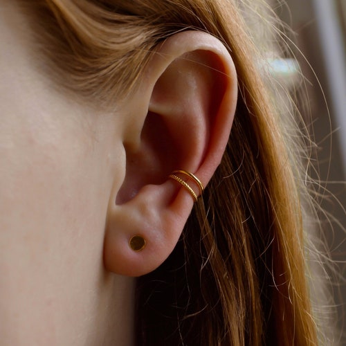 Gold Ear Cuff * delicate gold ear cuff * sterling silver ear cuff * minimalist ear cuff * minimalist jewelry