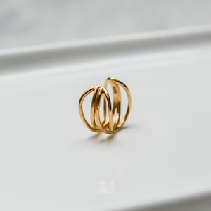 HANLI Damen Perlenkette Gold - S925 Sterlingsilber, Verstellbar 42+5cm - Minimalistischer Schmuck Für Alltag & Hochzeit