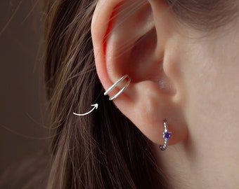 Ear Cuff Silver * Delicate Ear Cuff Silver * Sterling Silver Ear Cuff * Minimalist Ear Cuff * Minimalist Jewelry