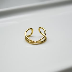 Ear Cuff de oro * ear cuff de oro delicado * ear cuff de plata esterlina * ear cuff minimalista * joyería minimalista