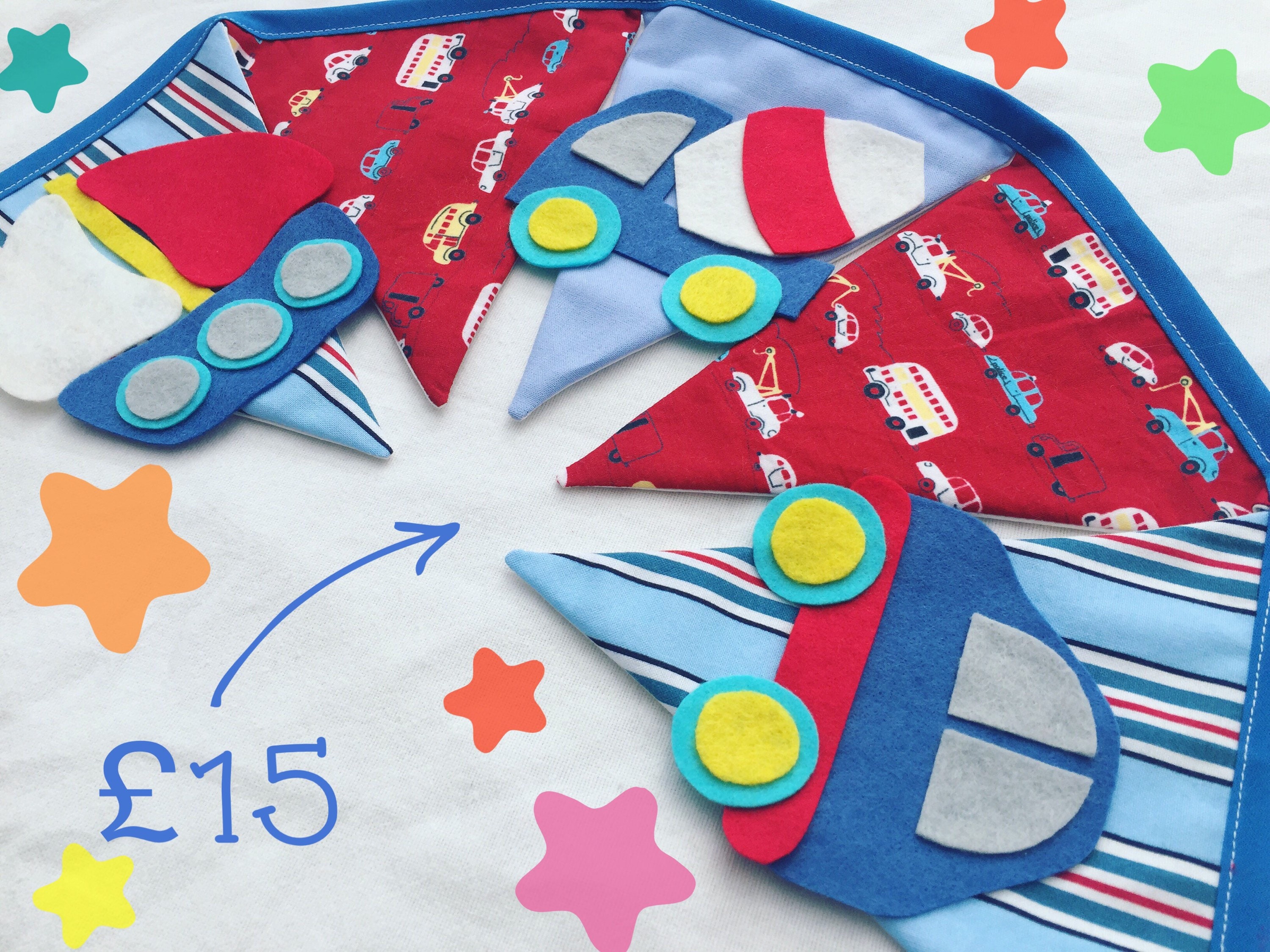 Car Bunting Car Decoration Car Garland Transport Themed Etsy UK