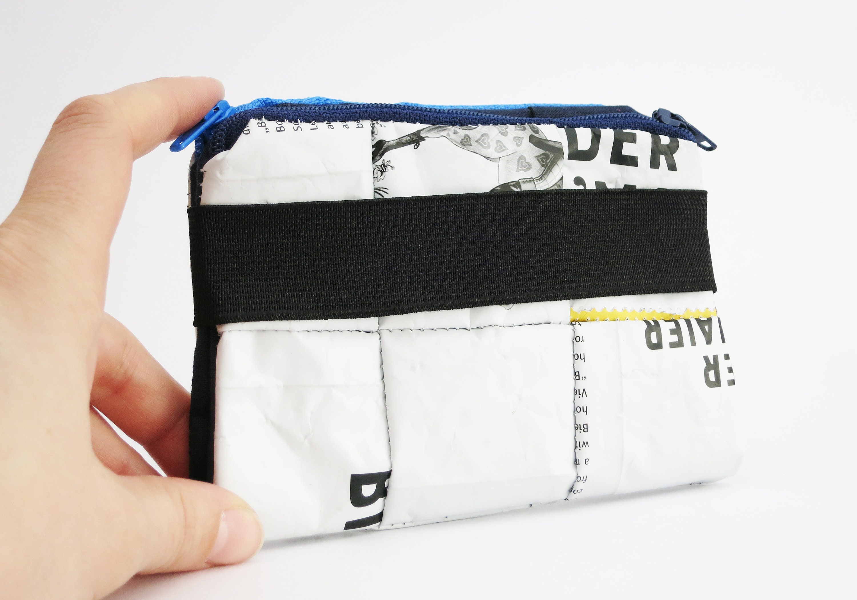 Vegane weiße Geldbörse nachhaltiger Geldbeutel recycelte | Etsy