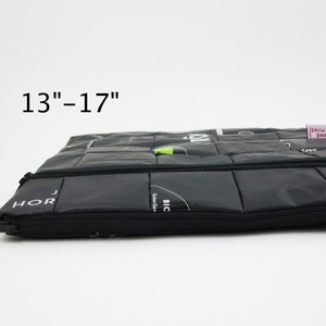 Sustainable black Laptop Case 15&quot;, recycled case fitting for MacBook Pro 13&quot;, eco Laptop Case 16&quot;, 14&quot; vegan laptop case, laptop cover