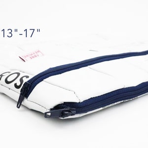 Laptop Case 15&quot; sustainable, white recycled MacBook Air Case, eco Laptop Case 16&quot;, 13&quot; laptop, vegan MacBook Pro 13&quot; case, MacBook Pro 16&quot;
