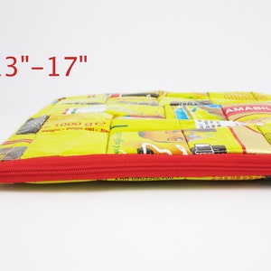 Laptophülle aus recycelten Kaffeeverpackungen, 13&quot;, 14&quot;, 15&quot;, 16&quot;, 17&quot;, Maßanfertigung
