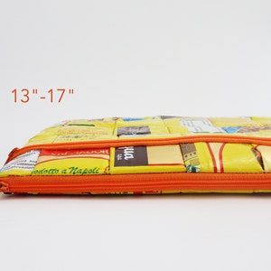 Laptop Case 13&quot; sustainable, yellow recycled MacBook Air Case, eco Laptop Case 16&quot;, 15&quot; laptop sleeve, vegan MacBook Pro 16&quot; case