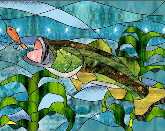 Stained Glass Fish Suncatcher Colourful Fish Suncatcher B Etsy Uk