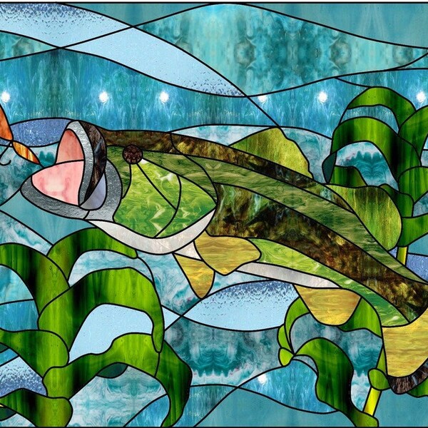 Stained Glass Fish Etsy